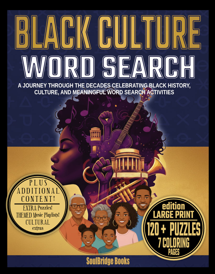Black Culture Word Search - Front